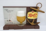 Strohs Beer sign with interchangeable paper signs 