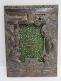 Dragon and Pagoda picture frame, 7