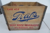 Wooden Graf's Soda crate