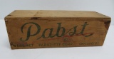 Pabst wooden cheese box, 5 lb, 12