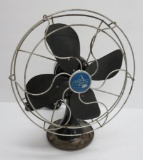 Vintage Emerson Electric fan, oscillating, working, 11