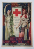 1918 Red Cross Christmas Roll Call poster, 18 1/2