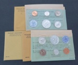 Three US Proof sets, 1959-1960 and 1961 PC