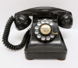 Vintage Northern Electric Rotary phone, black