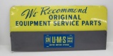 GM equipment service parts metal sign, 38