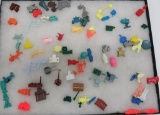 About 65 plastic Cracker Jack toy premiums