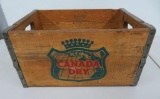 Canada Dry soda crate, c 1957, Durabilt beverage case, 16