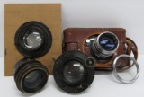 Vintage Canon 35 mm camera and vintage lenses