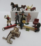 15 cast iron vintage toys and figures, 2