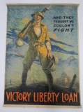 Victory Liberty Loan WWI poster, 29 1/2