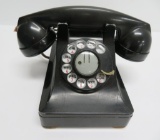 Vintage Bell System rotary phone, Deco dial, 5