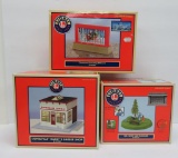 Three boxed Lionel train accessories