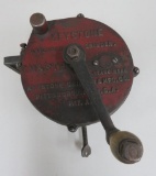 Keystone Railroad tool grinder, CM& St P Railroad, original paint