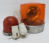 Emergency lights and Edison style light bulb