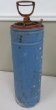 Primitive blue metal sprayer, 22