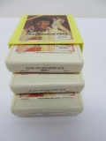 Elvis Greatest Hits 8 track tape collection, 3 tapes, RDSA-010-2