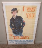 Howard Chandler Christy WWI recruitment poster, c 1918, 27