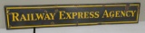 Nice Enamel Railway Express Agency Sign, 72