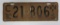 1930 C License plate, Wisconsin, 14