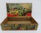 Very nice wooden spice box with paper lithograph advertising under cover