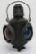 Four lenses switchmen's Railroad lantern, C M StP Railroad, 15 1/2