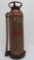 Copper fire extinguisher Foamex with fire engine CI mount
