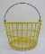 Yellow rubber coated potato basket, 14