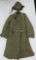 Long wool lined military coat, 46