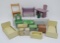 16 pieces of wooden doll house furniture, kitchen and bedroom