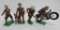 Four Ed Burley toy soldiers, 3