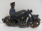 c 1930's cast iron Champion motorcycle toy, 5