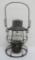 Chicago & North West Railroad Adlake Reliable lantern, marked globe and frame