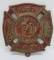 Middleburgh New York Fire Dept car badge, 6 1/2