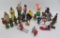 Assorted toy soldiers and figures, metal, chalk and plastic, and vintage toys