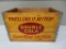 Double Cola Orange Crush Kewaunee Wis wood beverage box, 18