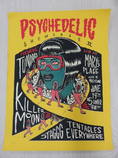 Psychedelic Showcase II poster, 19"x 25"
