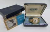 Gruen 17 jewel men's wrist watch with inner and outer box