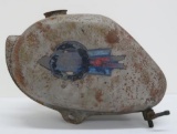 Scout motorcycle gas tank, 12