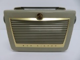1955 RCA Victor portable tube radio, Model 6-BX-6