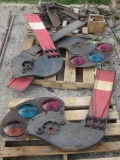 Vintage Railroad Semaphore Cast Iron Signal Arm Crossing