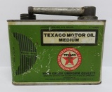 Texaco Motor Oil can, 8