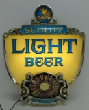 Schlitz Light Beer sign, motion sun, 21