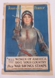 WWI original Haskell Coffin War Bond Poster, 30