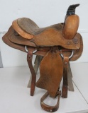 Western saddle, 15 1/2 seat