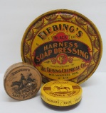Harness and Saddle Soap tins