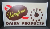 Verifine Dairy Product clock, working, 25