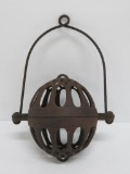 Cast iron hanging string holder, 8