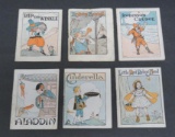 Six c 1916 mini nursery rhyme children's books, attributed to Cracker Jack premiums