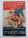 1917 original WWI 2nd Liberty Loan Poster, 20