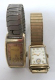Two vintage Bulova men's watches